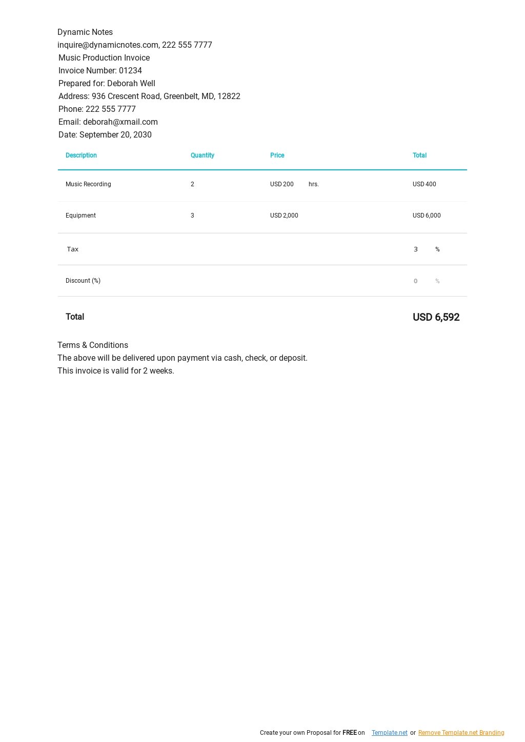 Music Production Invoice Template.jpe