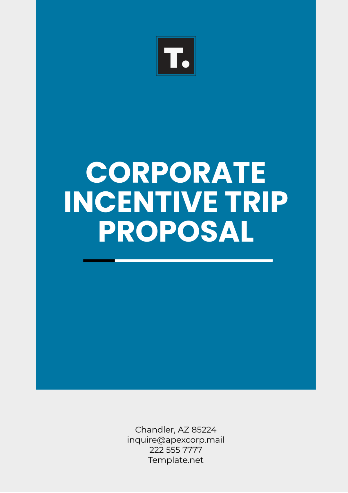 Corporate Incentive Trip Proposal Template - Edit Online & Download