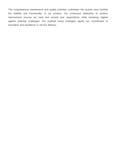 Free Product Maintenance and Update Report Template to Edit Online