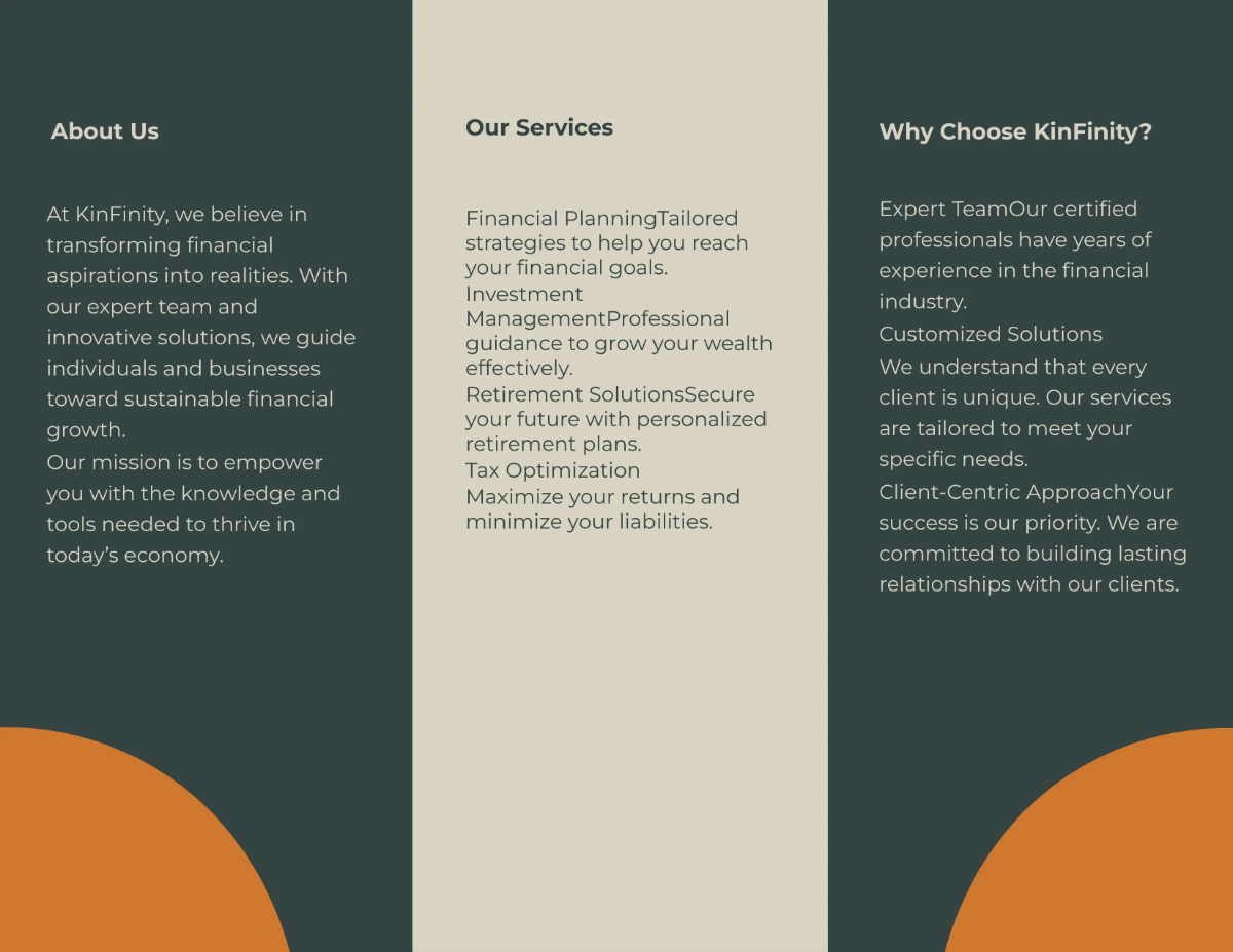 Free Modern Brochure Design Template to Edit Online