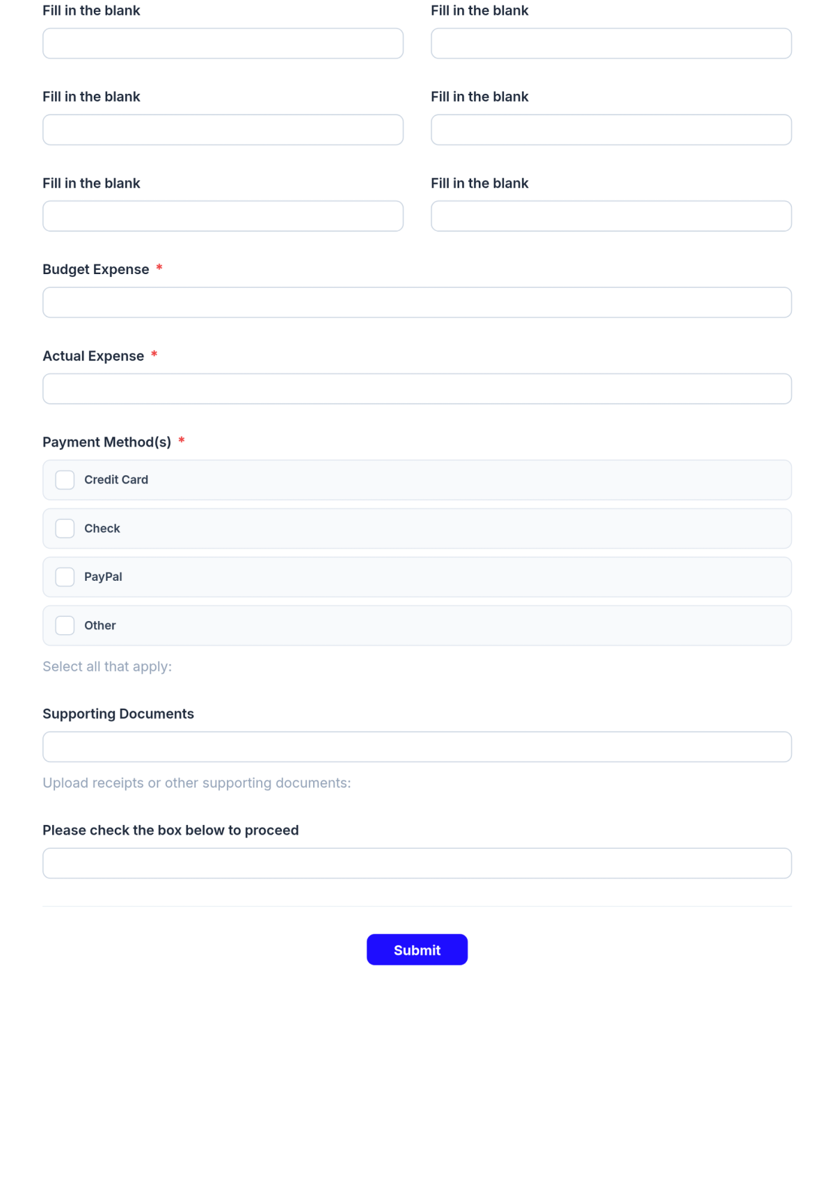 Free Travel Expense Form Template & AI Travel Expense Form Maker Free Travel Expense Form Template & AI Travel Expense Form Maker