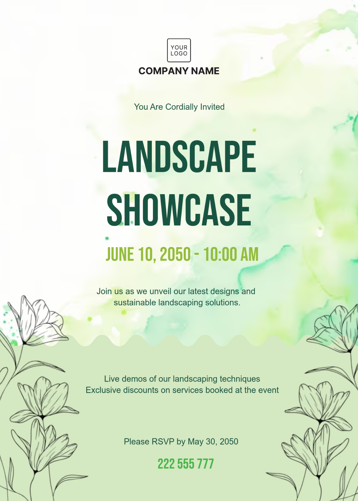 Landscaping Invitation