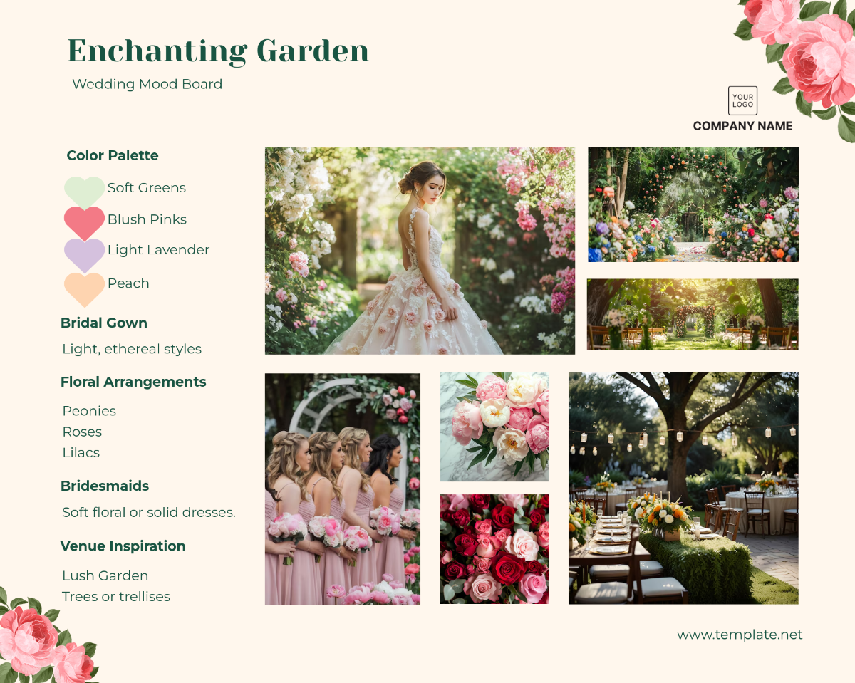 Wedding Planner Mood Board Template - Edit Online & Download