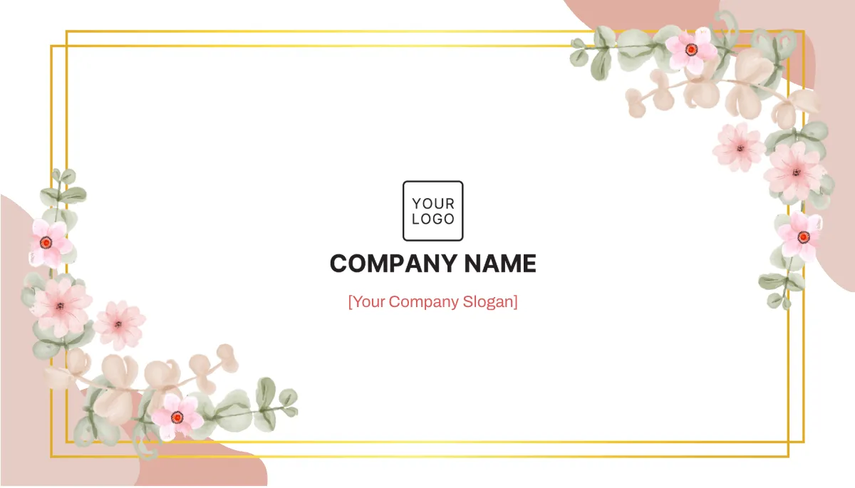 Free Wedding Planner Business Card Template to Edit Online