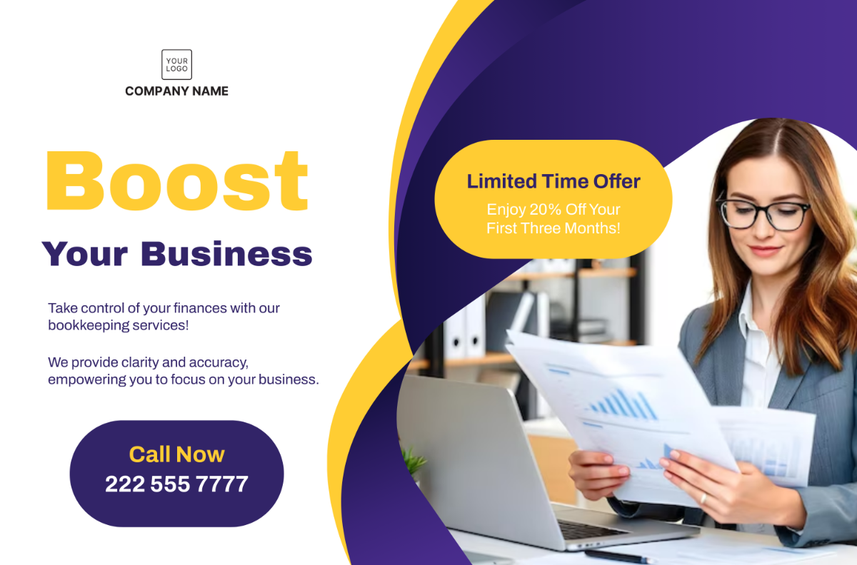 Bookkeeping Promotional Banner