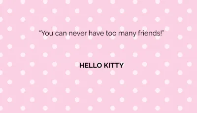 Free Professional Hello Kitty Business Card Template to Edit Online