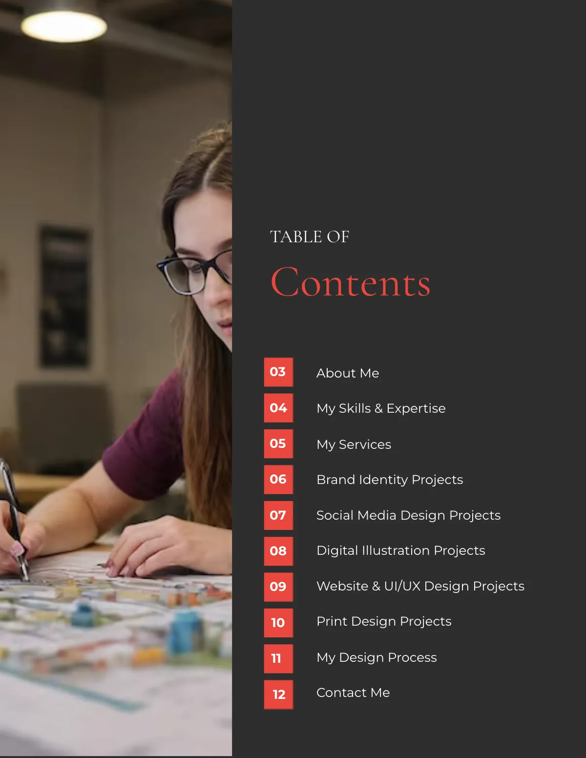 Free Portfolio Design Template to Edit Online