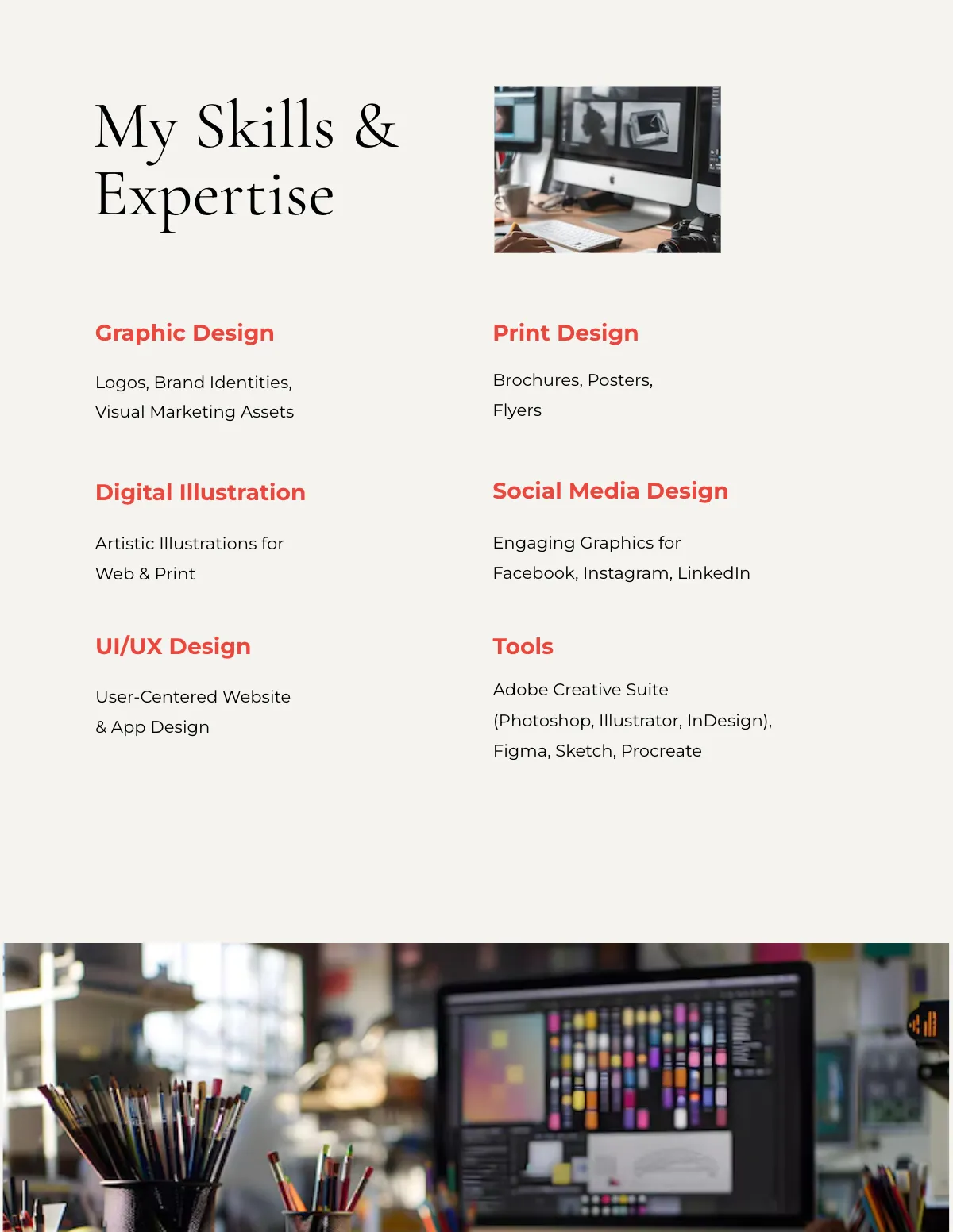 Free Portfolio Design Template to Edit Online