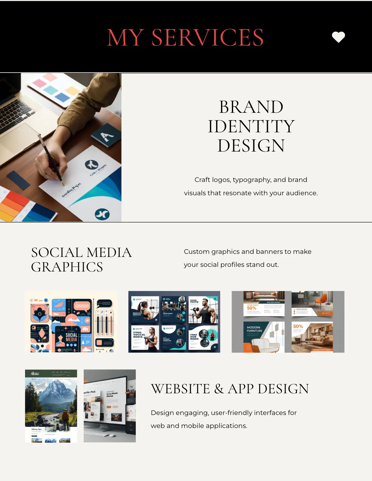 Free Portfolio Design Template to Edit Online