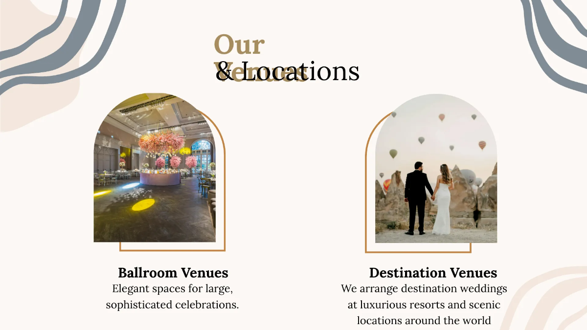 Free Wedding Planner Presentation Template to Edit Online