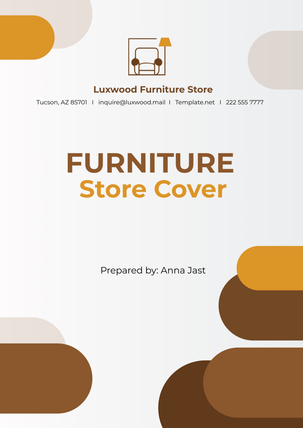 Furniture Store Cover Page