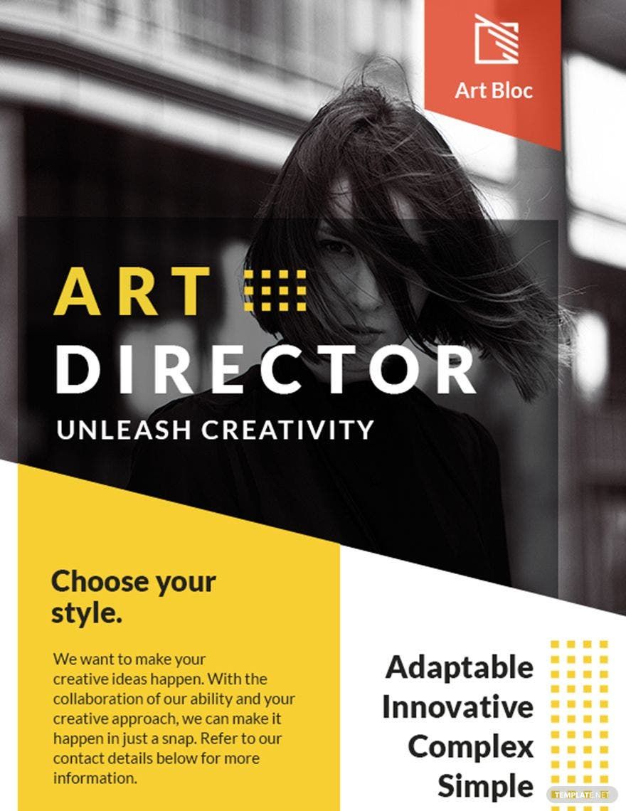 Art Director Email Newsletter Template