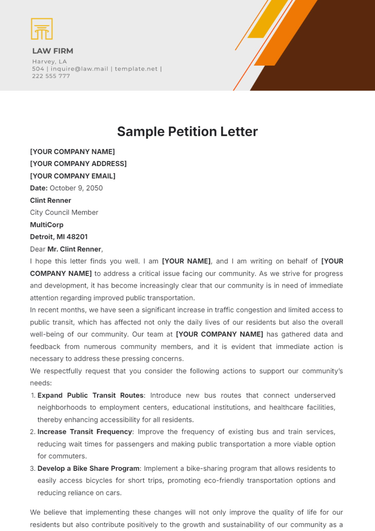 Free HOA Board Member Recruitment Letter Template to Edit Online