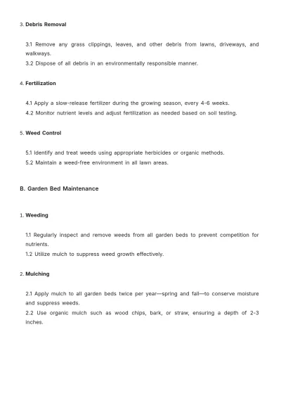 Free Landscaping Agreement Template to Edit Online