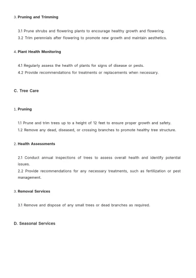 Free Landscaping Agreement Template to Edit Online