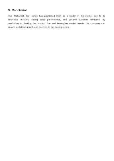 Free Top Product Report Template to Edit Online