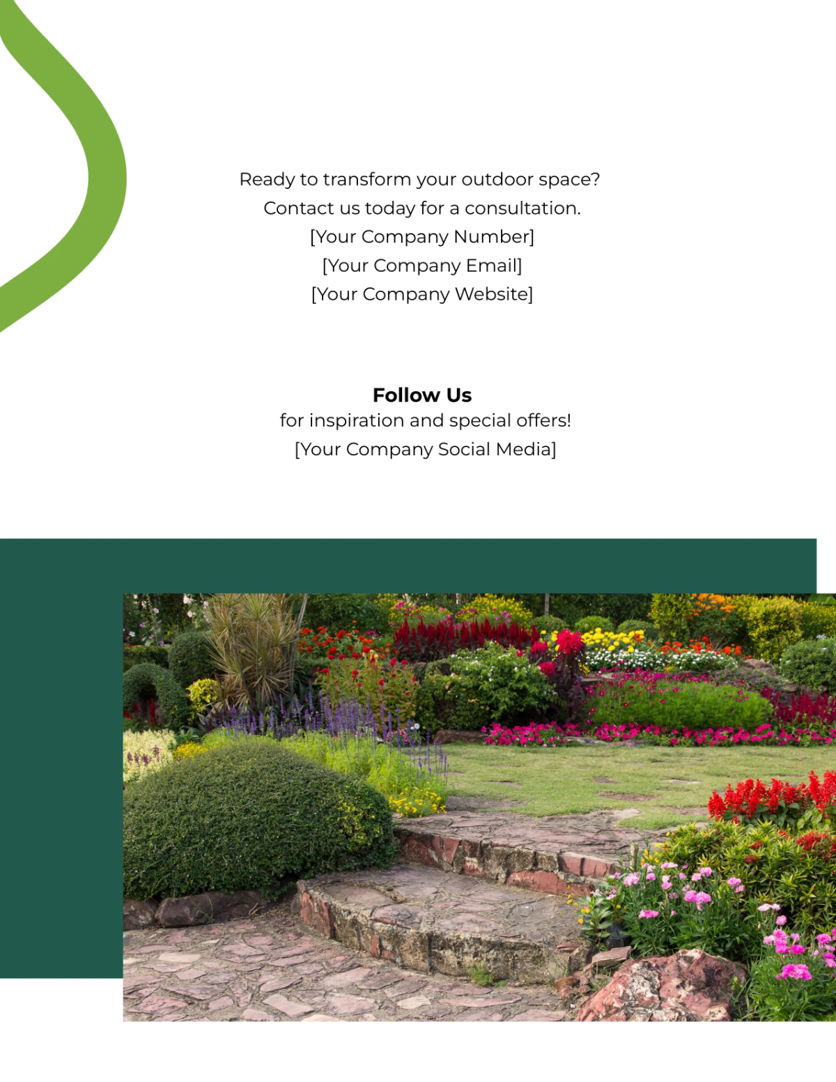 Free Landscaping Catalog Template to Edit Online