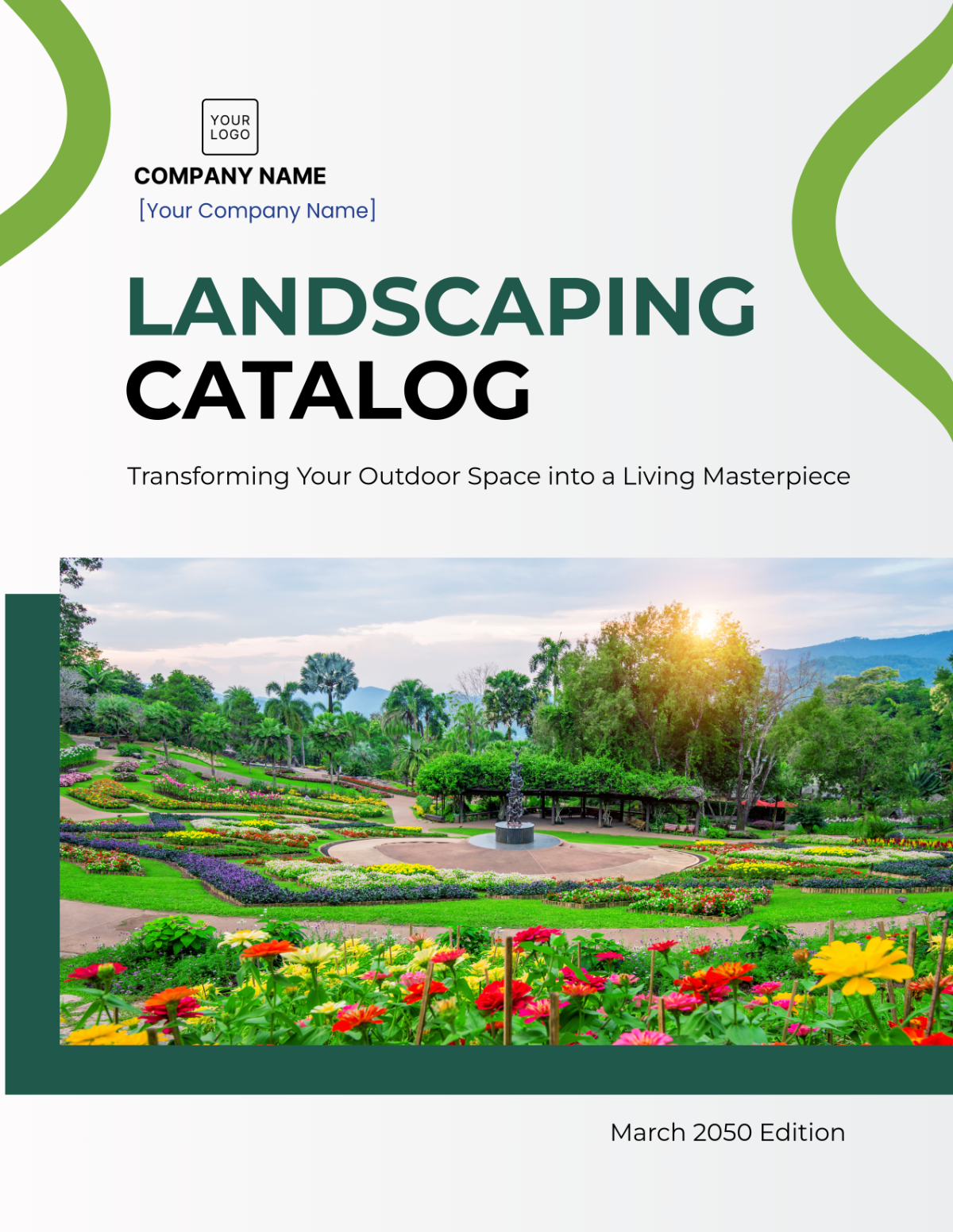 Landscaping Catalog Template - Edit Online & Download