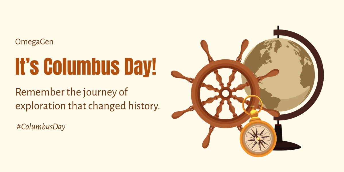 Columbus Day X Post Template - Edit Online & Download