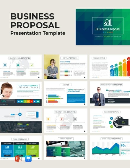 Business Proposal Presentation Template Apple Keynote Powerpoint Template Net
