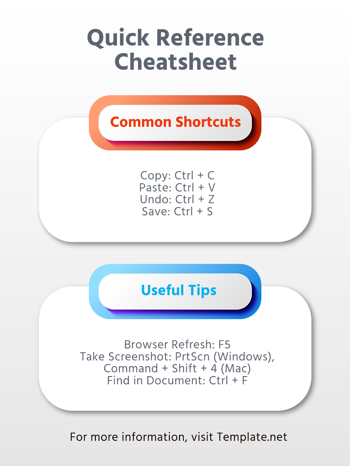 Cheatsheet Template - Edit Online & Download