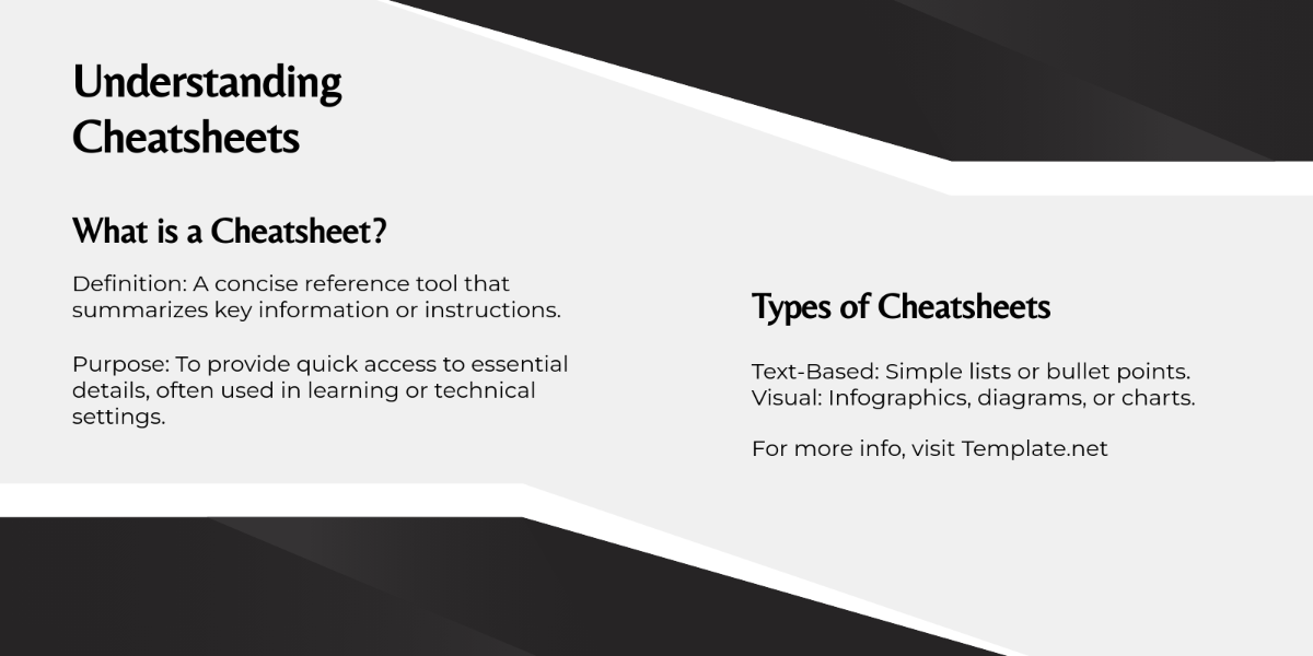 Cheatsheet Meaning