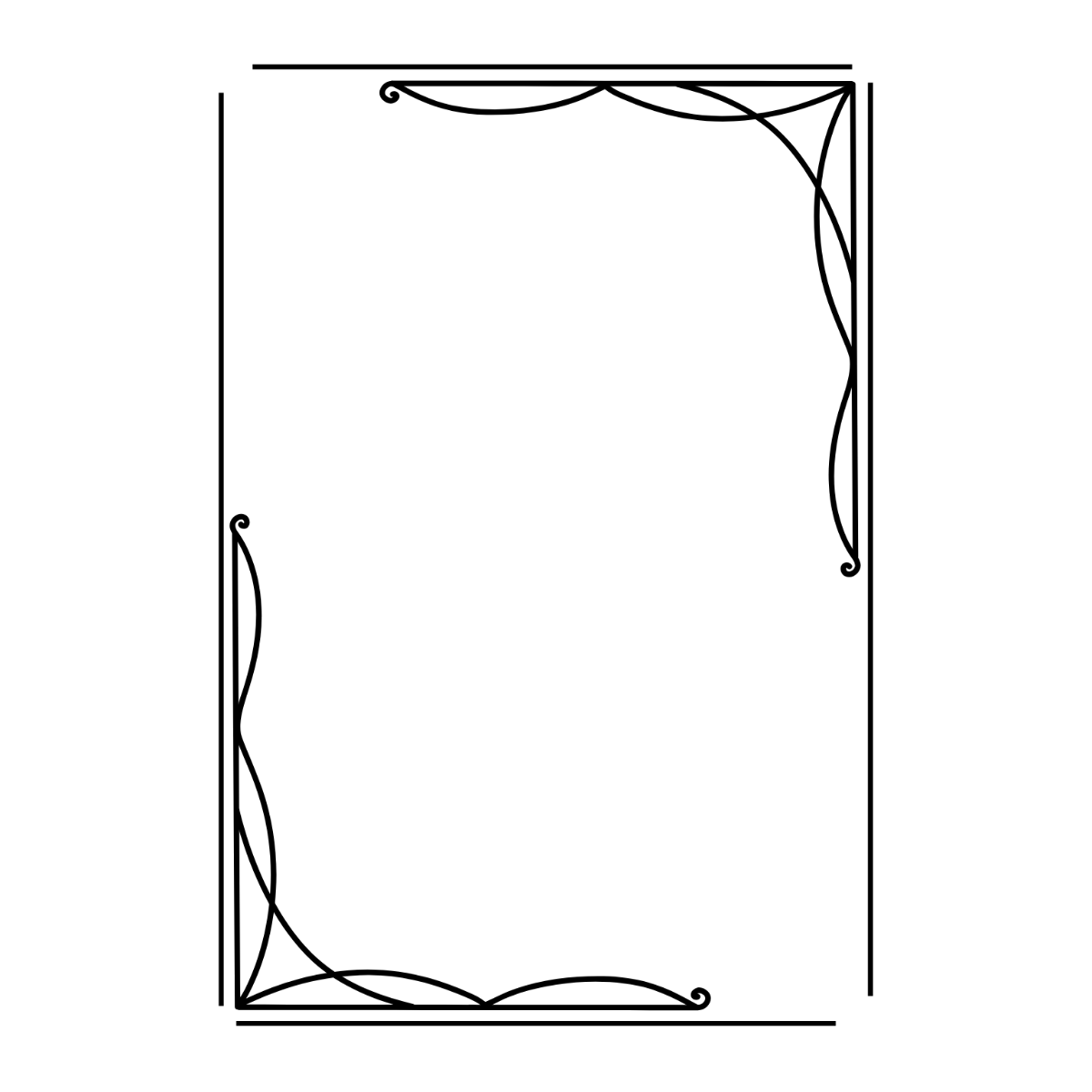 Simple Frame Clipart - Edit Online | Template.net