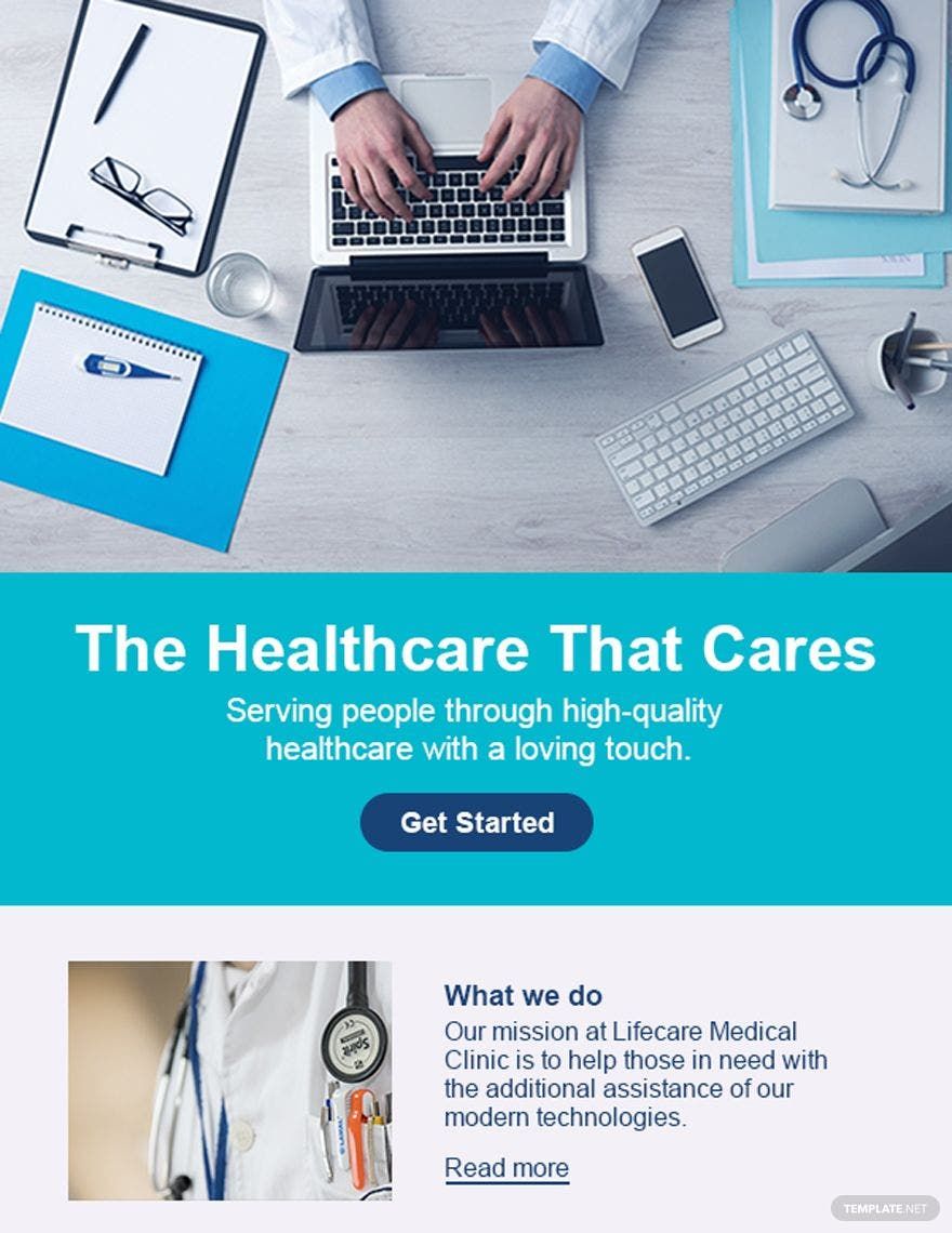 Clinic Email Newsletter Template