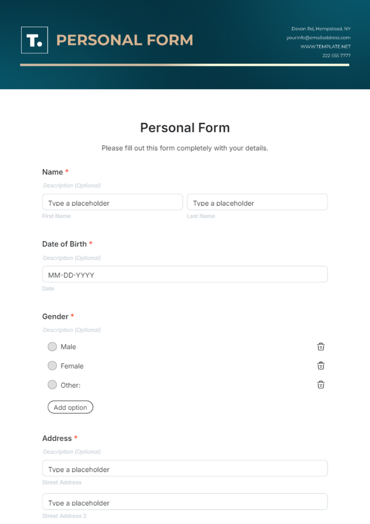 Free Internal Requisition Form Template - Edit Online & Download ...