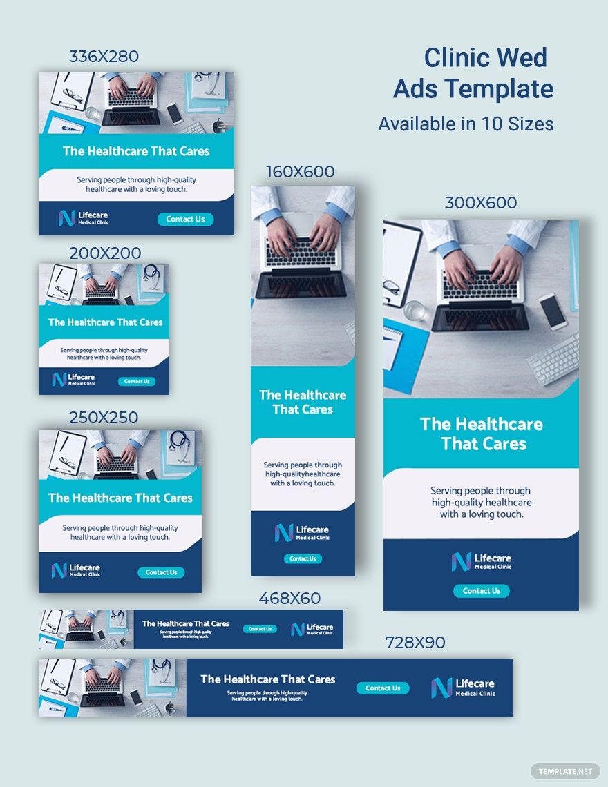 Clinic Web Ads Template