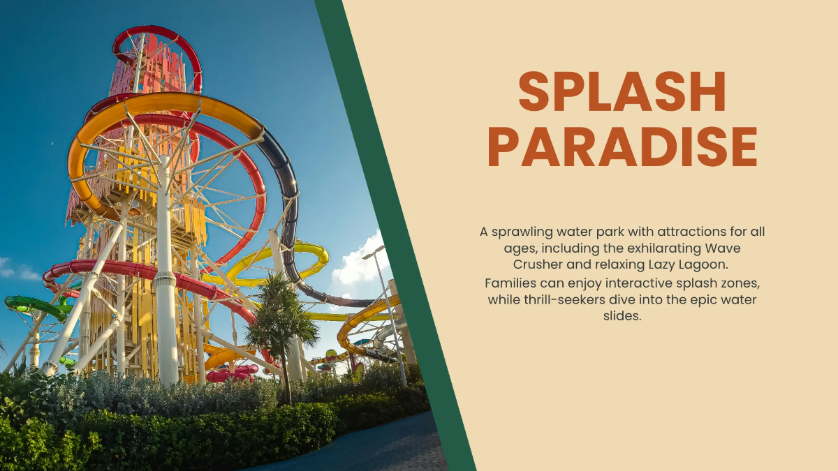 Free Amusement Park Presentation Template to Edit Online