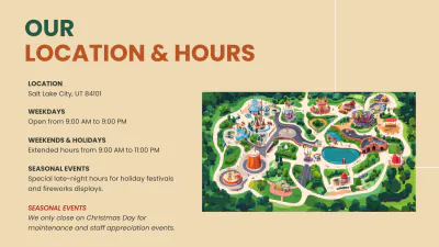 Free Amusement Park Presentation Template to Edit Online