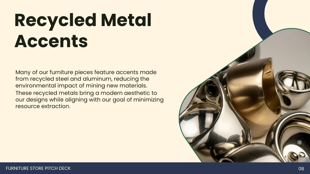 Free Furniture Store Pitch Deck Template to Edit Online