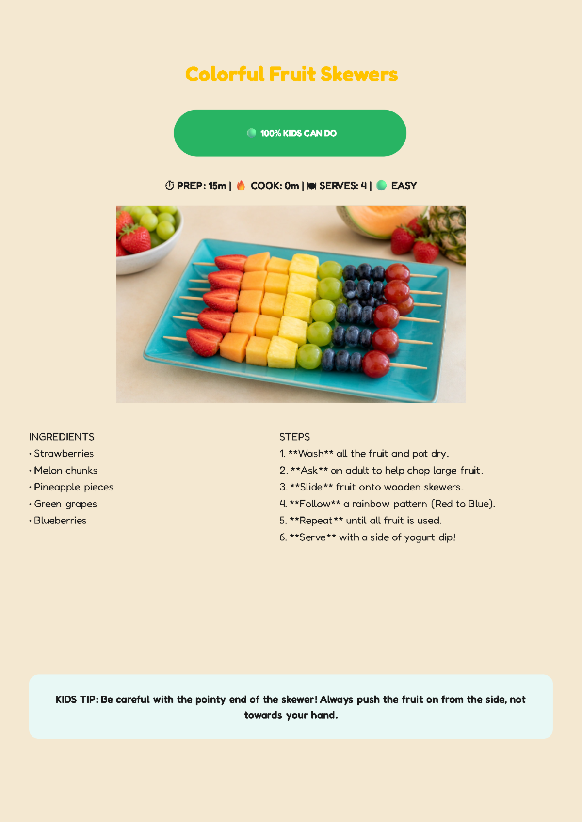 Free Kids Cookbook Template to Edit Online