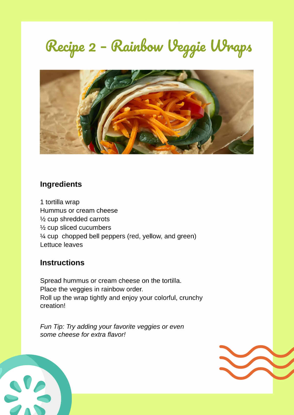 Free Kids Cookbook Template to Edit Online