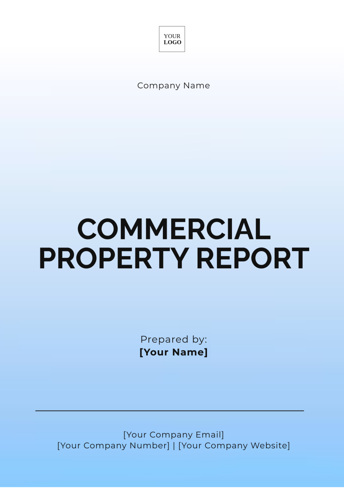 Commercial Property Report Template - Edit Online & Download