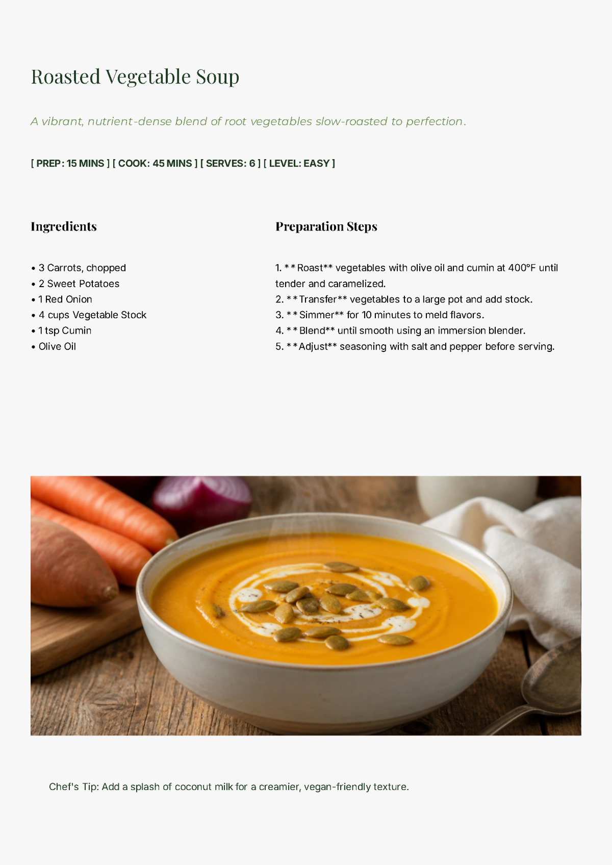 Free Cookbook with Photos Template to Edit Online