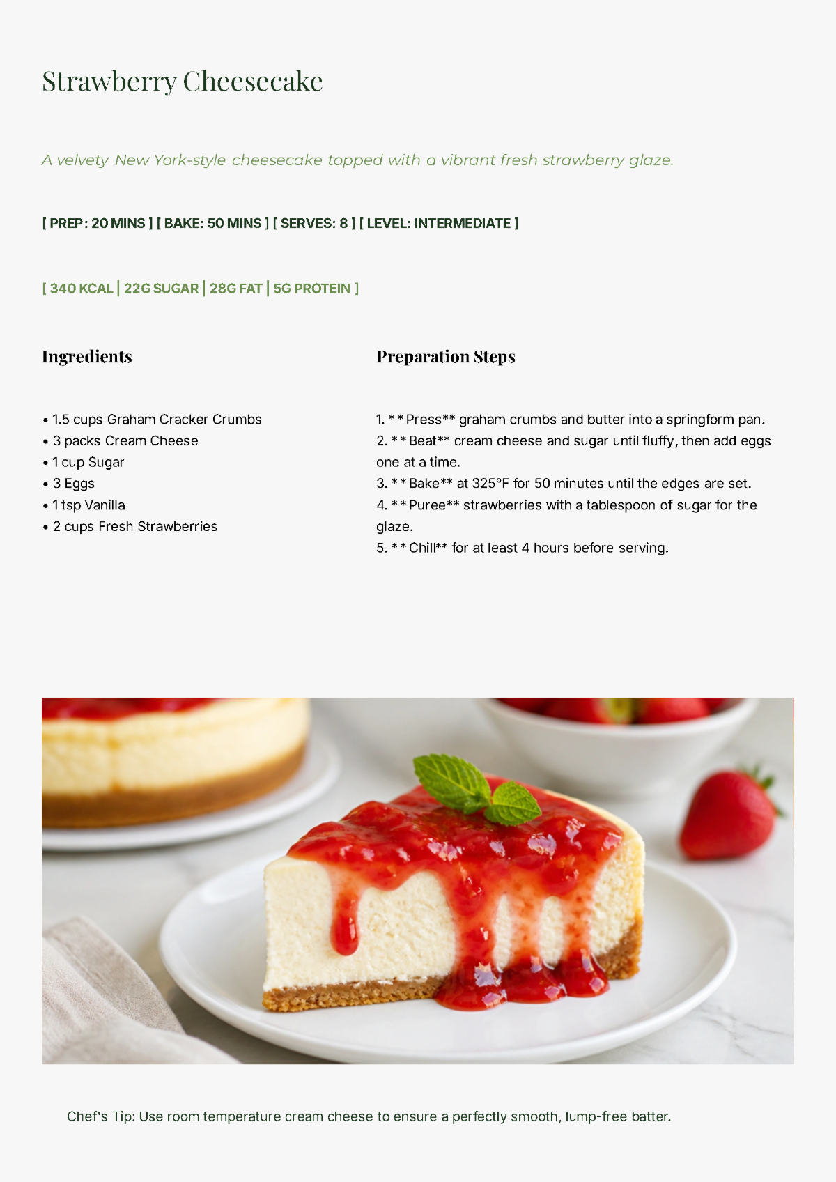 Free Cookbook with Photos Template to Edit Online