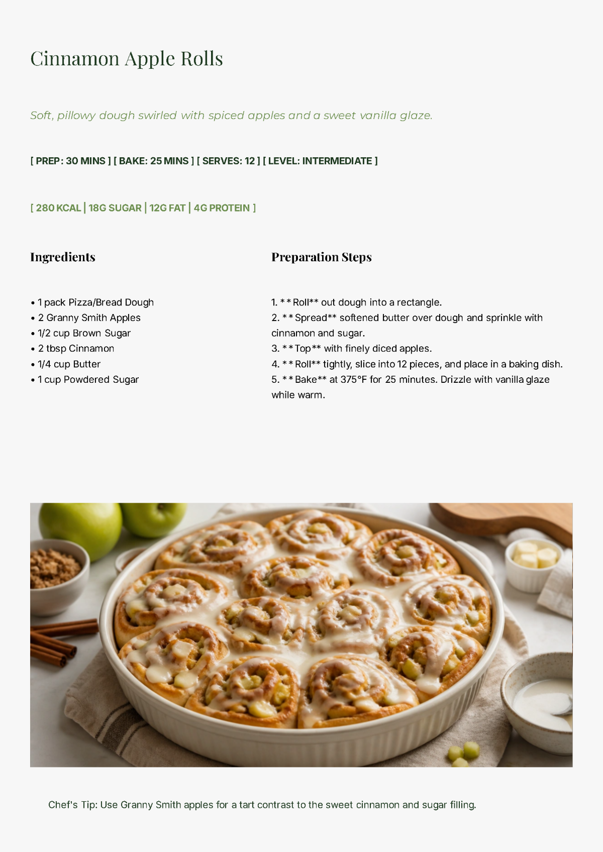 Free Cookbook with Photos Template to Edit Online
