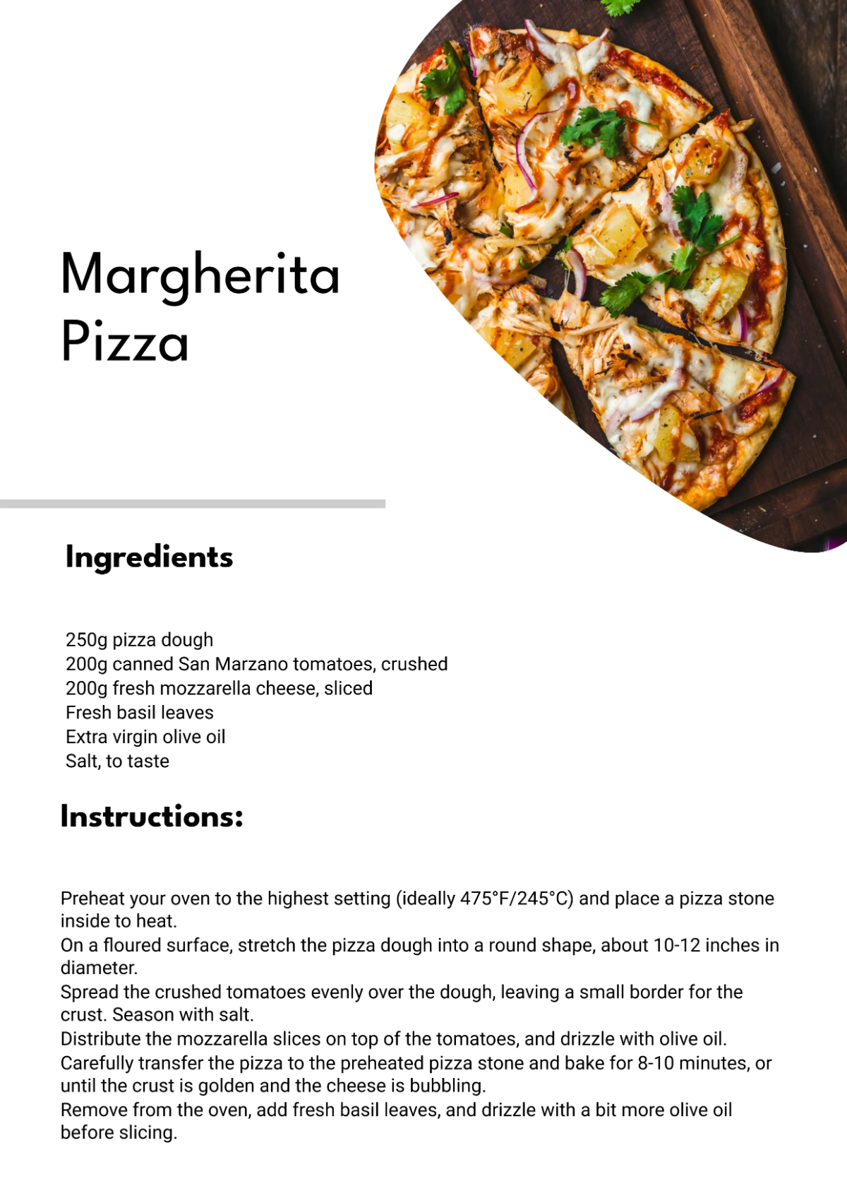 Free Editable Cookbook Template to Edit Online