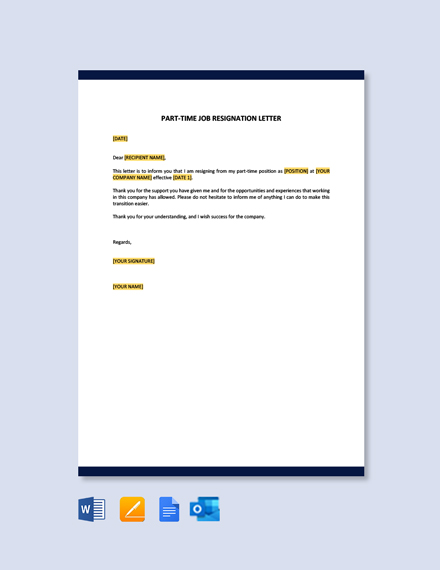 FREE Resignation Retraction Letter Template Word (DOC) Google Docs
