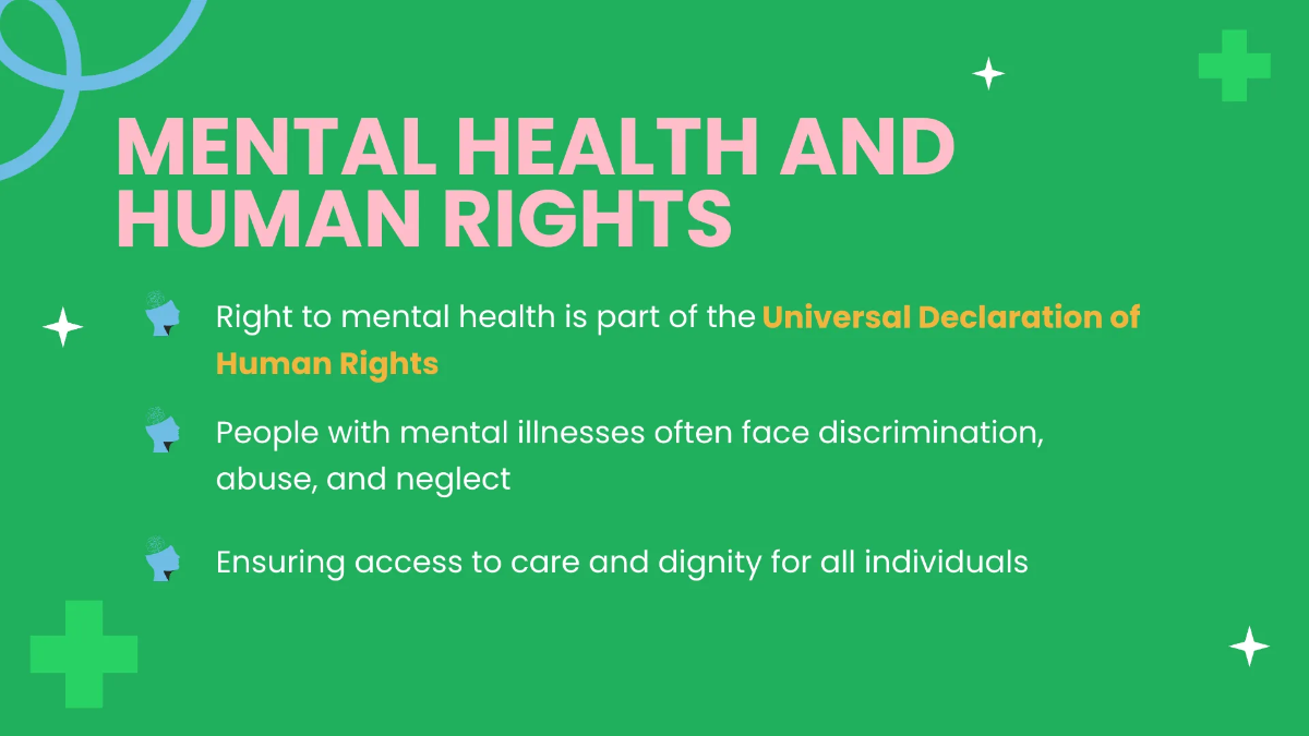 Free World Mental Health Day Presentation Template to Edit Online