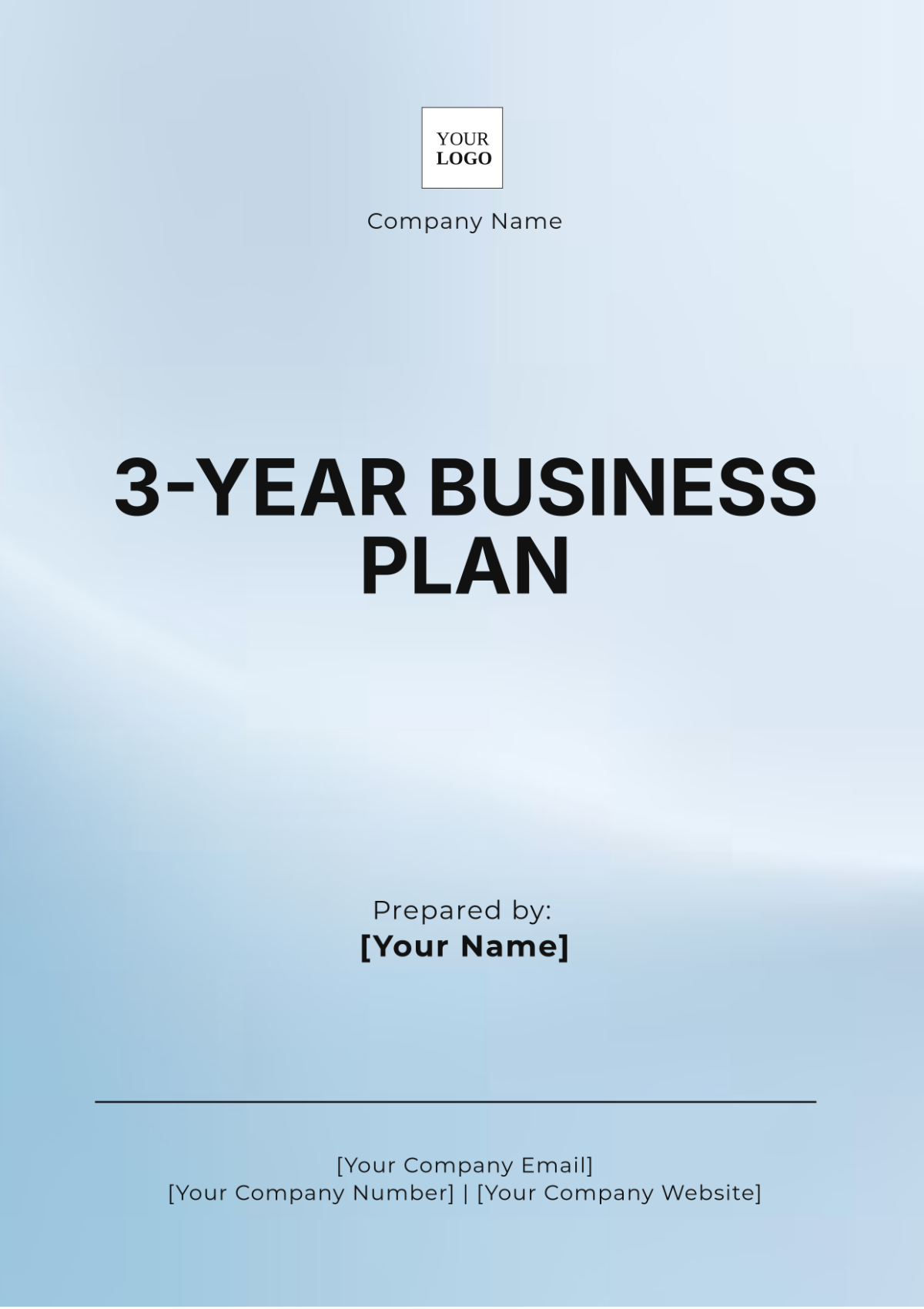 3-Year Business Plan Template - Edit Online & Download