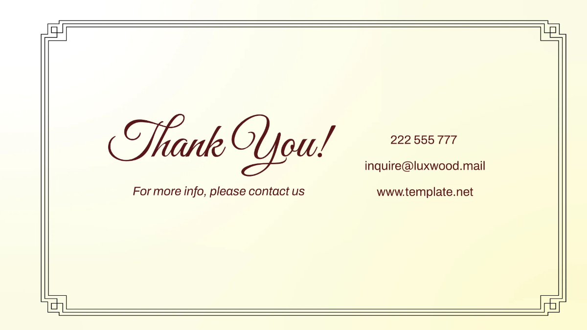 Free Furniture Store Presentation Template to Edit Online