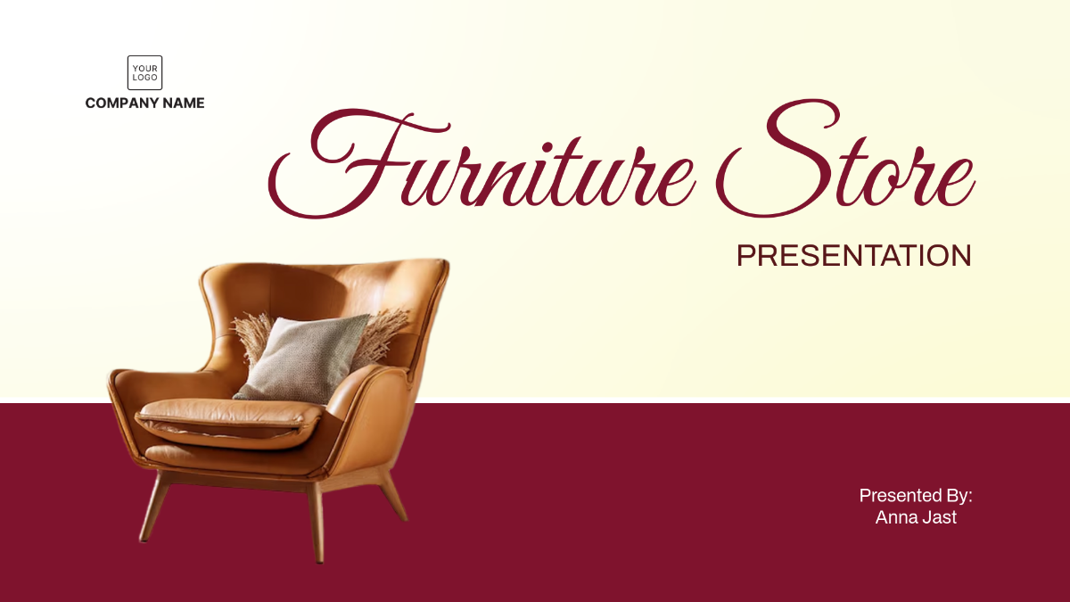 Furniture Store Presentation Template - Edit Online & Download