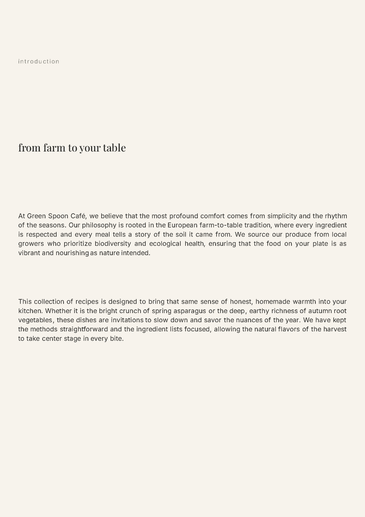 Free Minimalist Cookbook Background Template to Edit Online