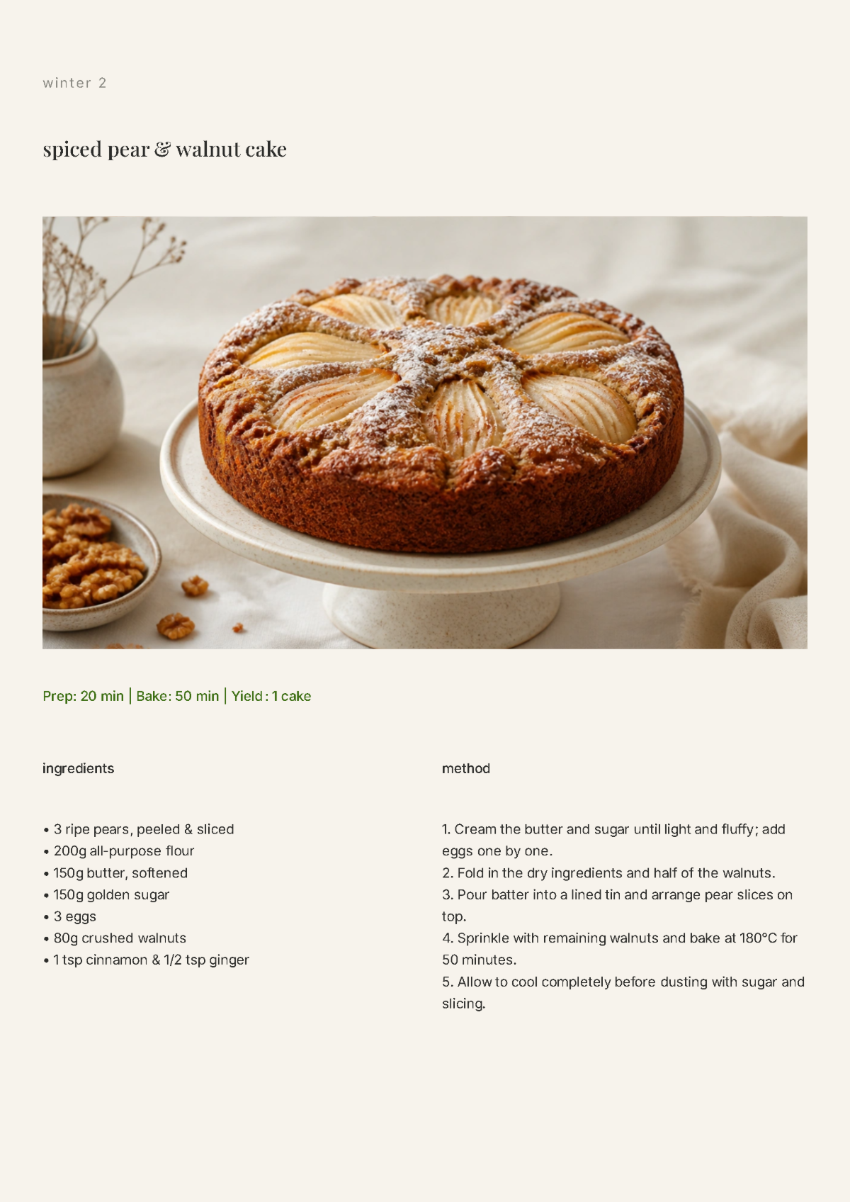 Free Minimalist Cookbook Background Template to Edit Online