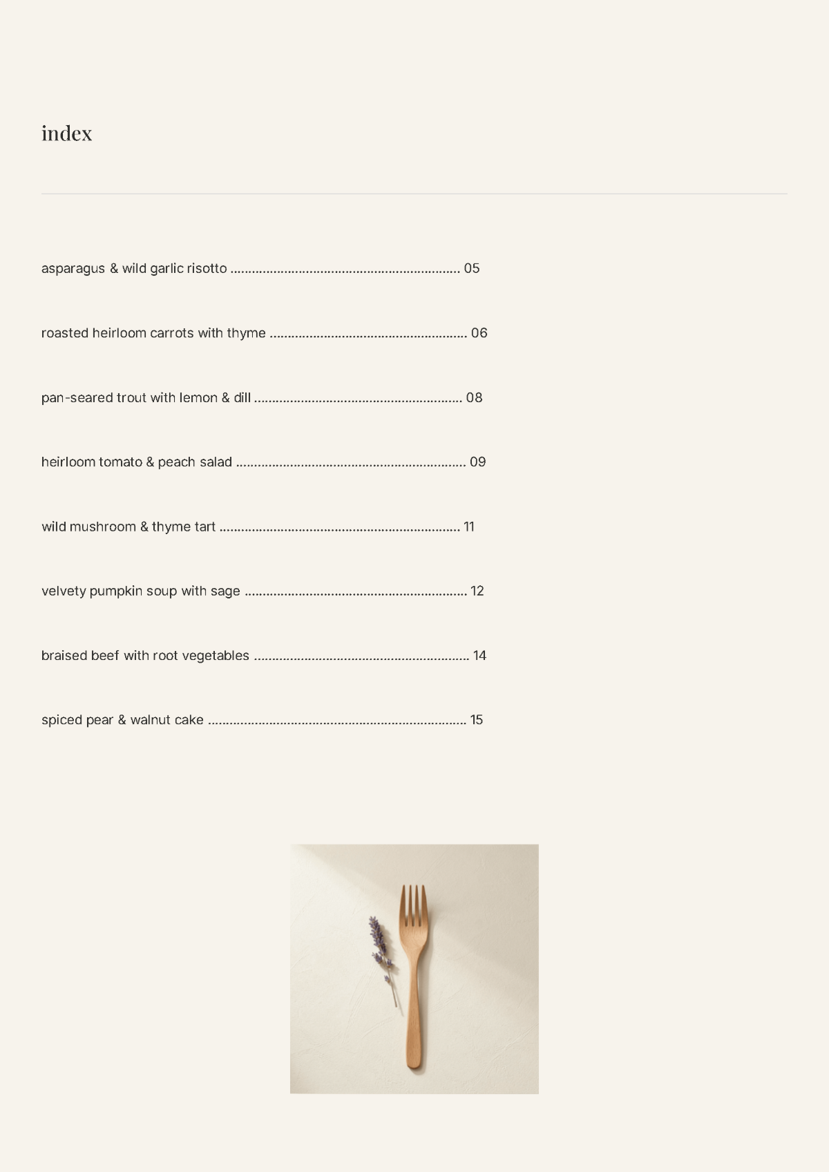 Free Minimalist Cookbook Background Template to Edit Online