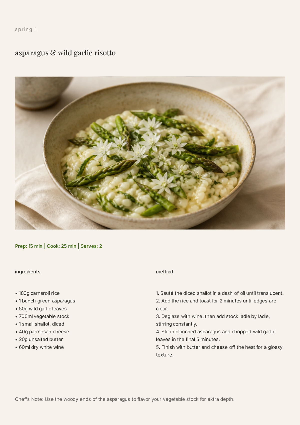Free Minimalist Cookbook Background Template to Edit Online