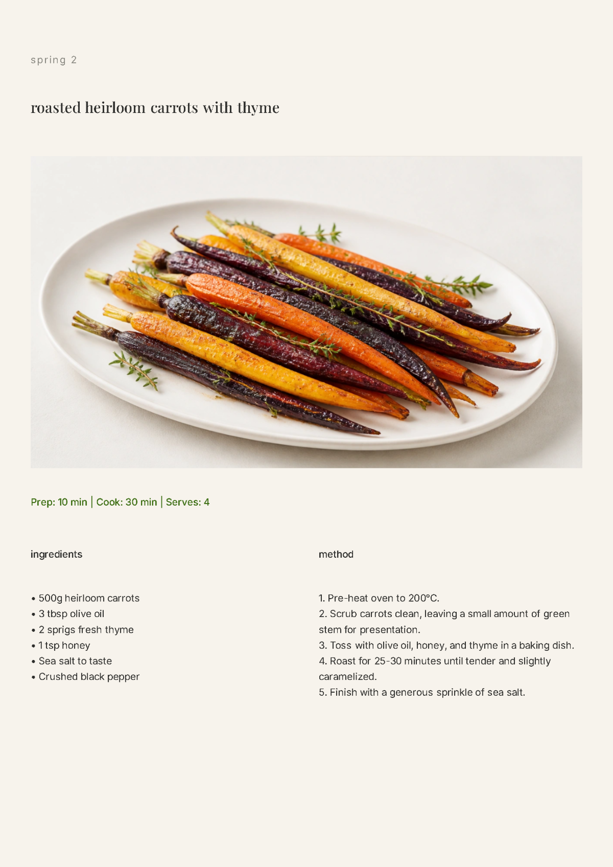 Free Minimalist Cookbook Background Template to Edit Online